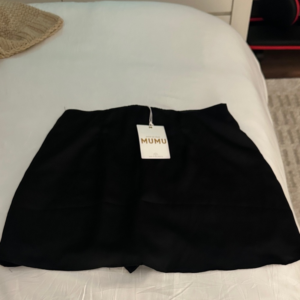 Show Me Your MuMu Black Mini Skirt